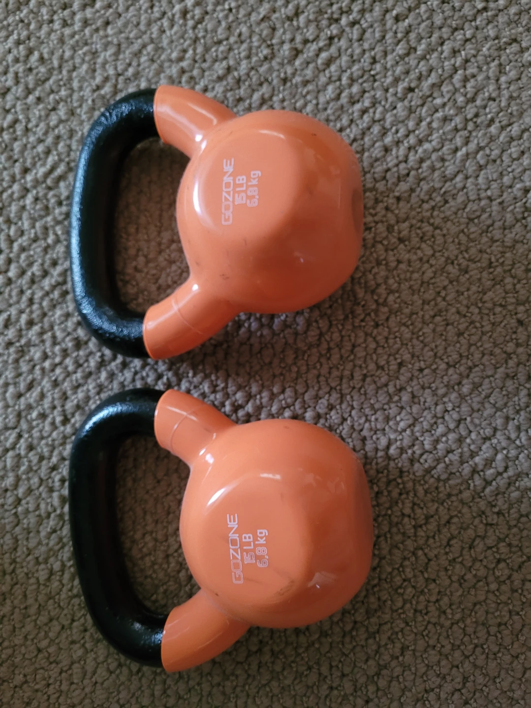 Two GoZone 15lb Kettlebells - photo 3