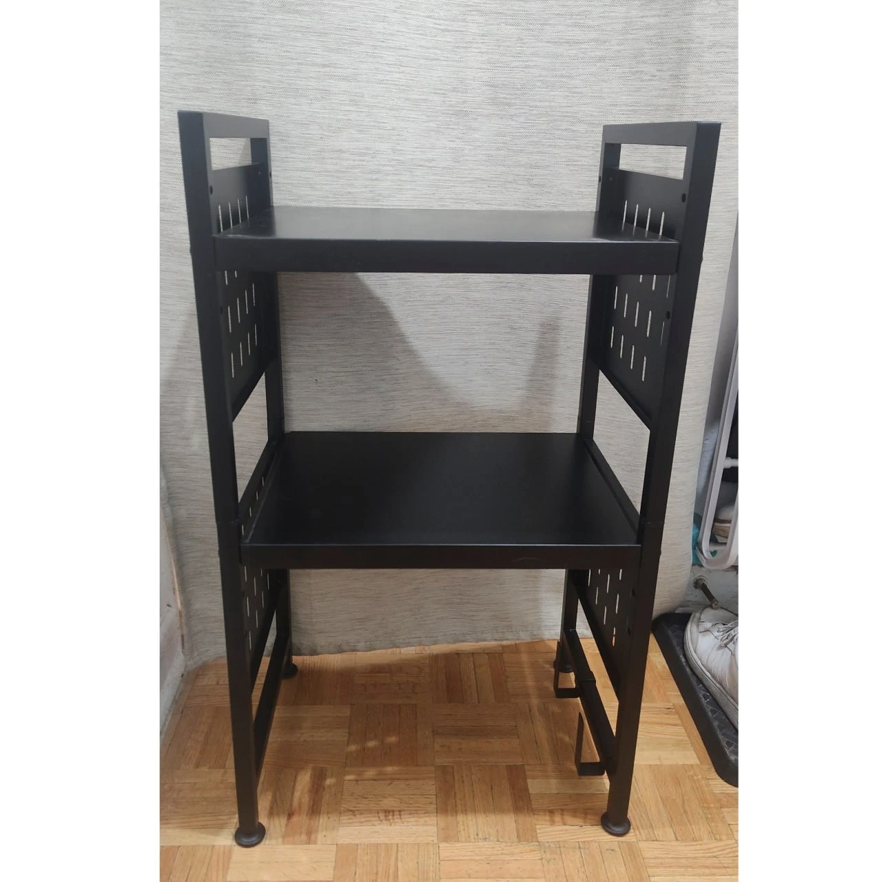 Adjustable Height Microwave Oven Rack, Countertop Kitchen Shelf