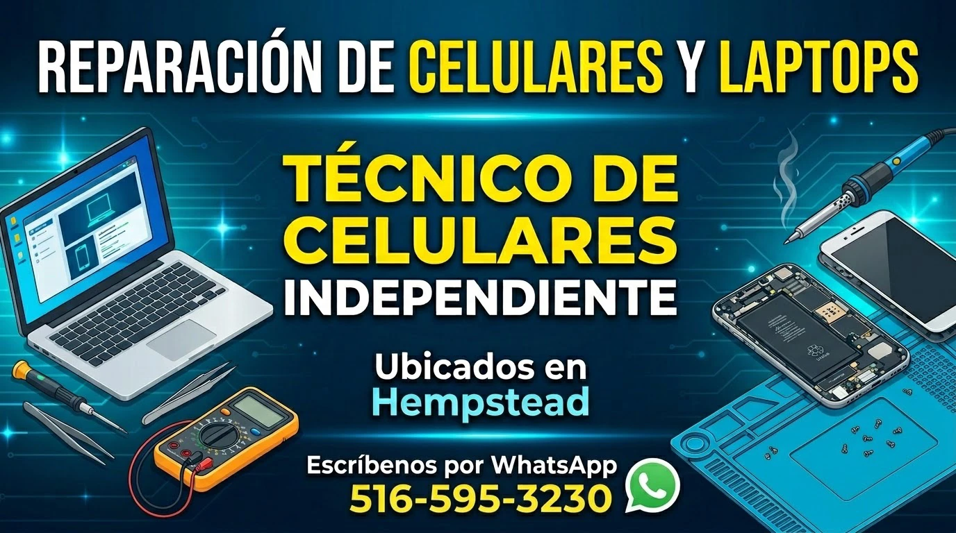 Servicio de tecno de celulares y Laptop