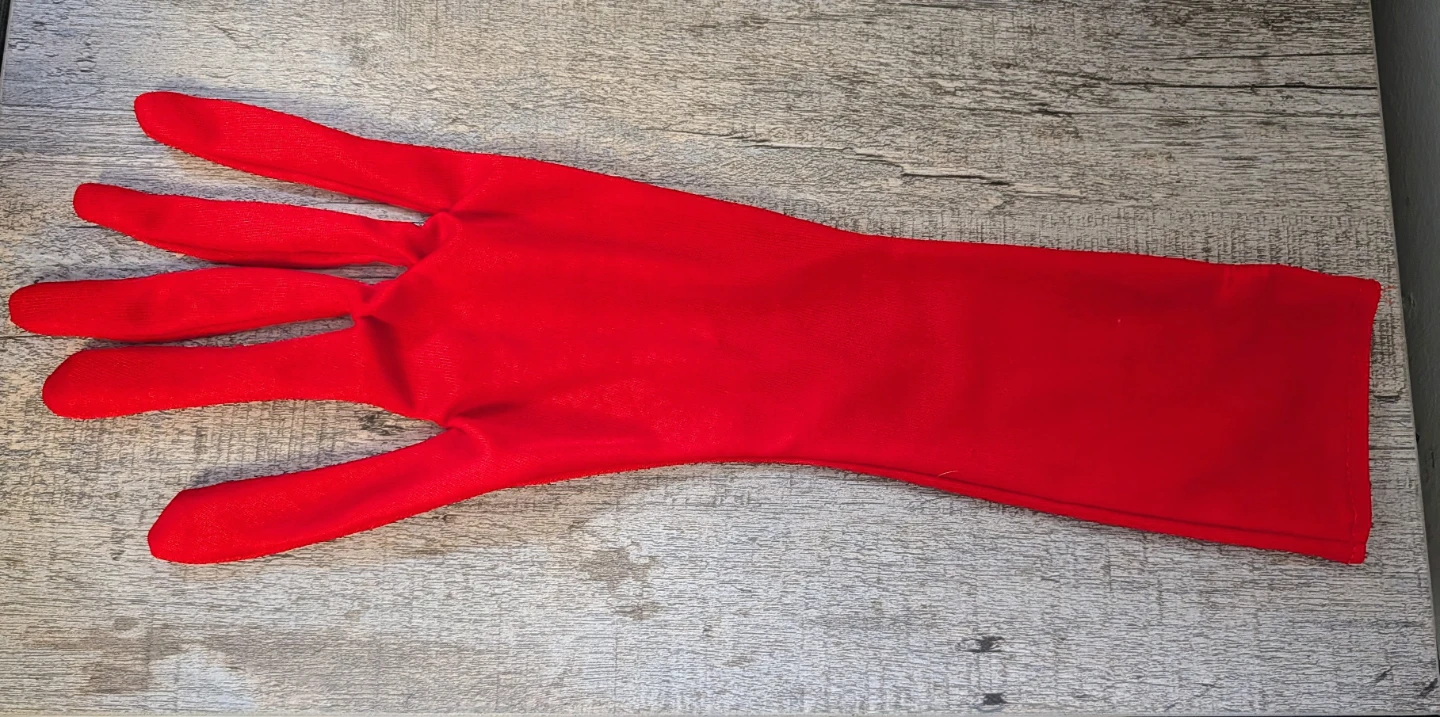 Red Long Glove  (Halloween Costume)
