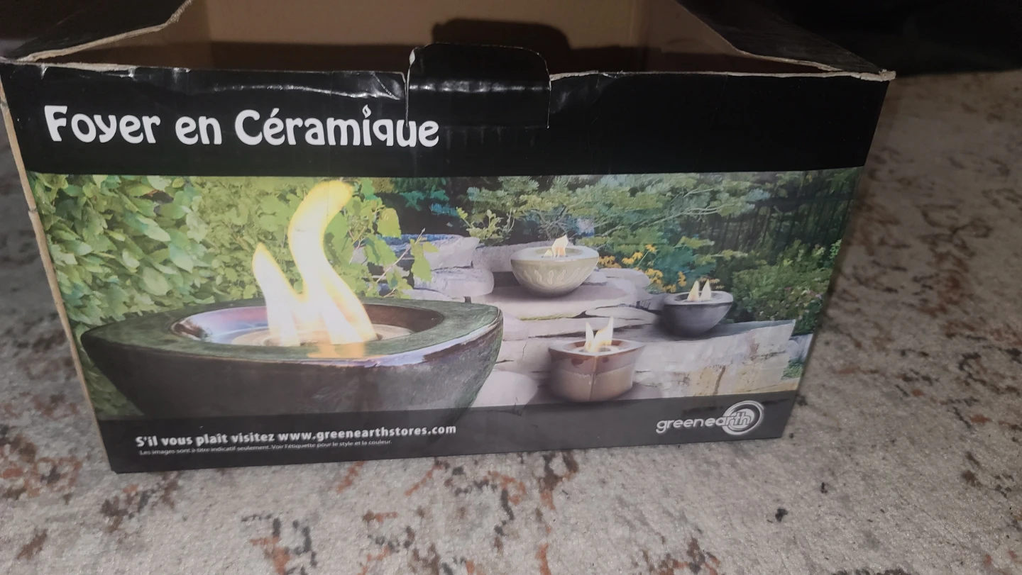 Greenearth Ceramic Fire Pot - Chestnut - photo 4