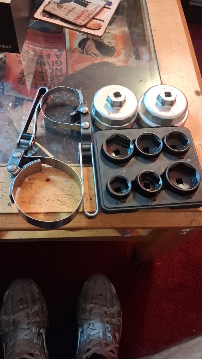 Mac Tools Oil Filter Caps and Gearwrench Socket Set