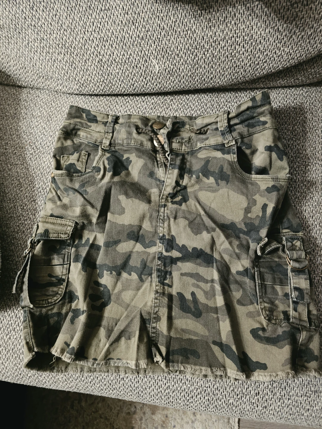 Camo Cargo Mini Skirt - photo 2