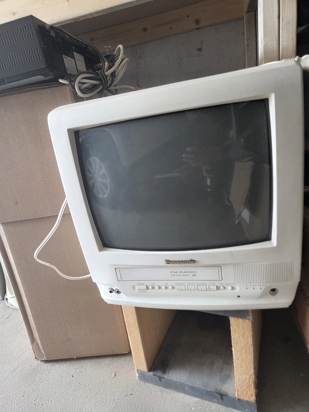Panasonic Omnivision 13-inch TV with VCR