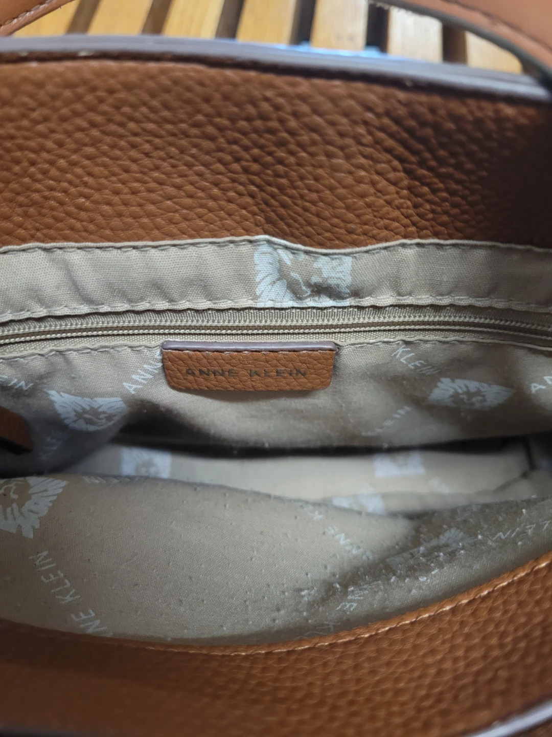 Anne Klein Brown Structured Handbag - photo 4