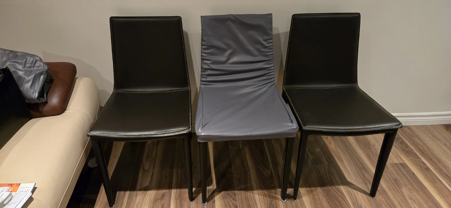 TIFFANY chairs-Set of 6 Chairs with 6 new covers - photo 2