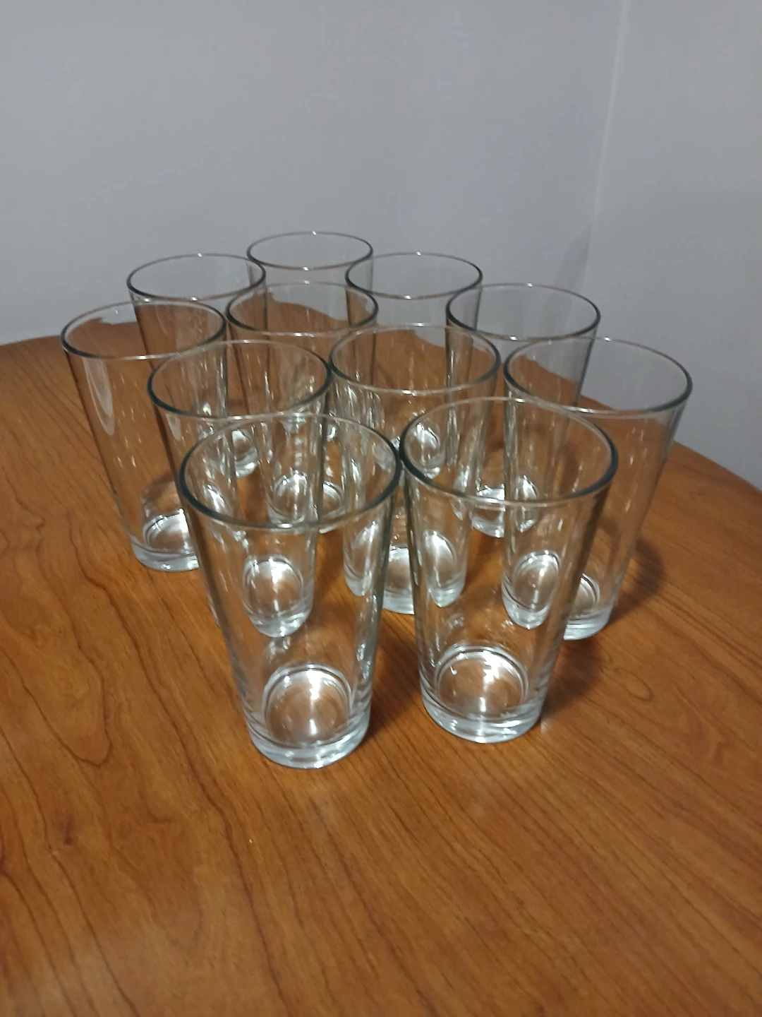 Tall water glasses & wine glasses