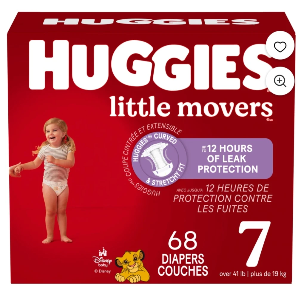 Huggies Little Movers Size 7 Diapers - 68 Count - photo 3