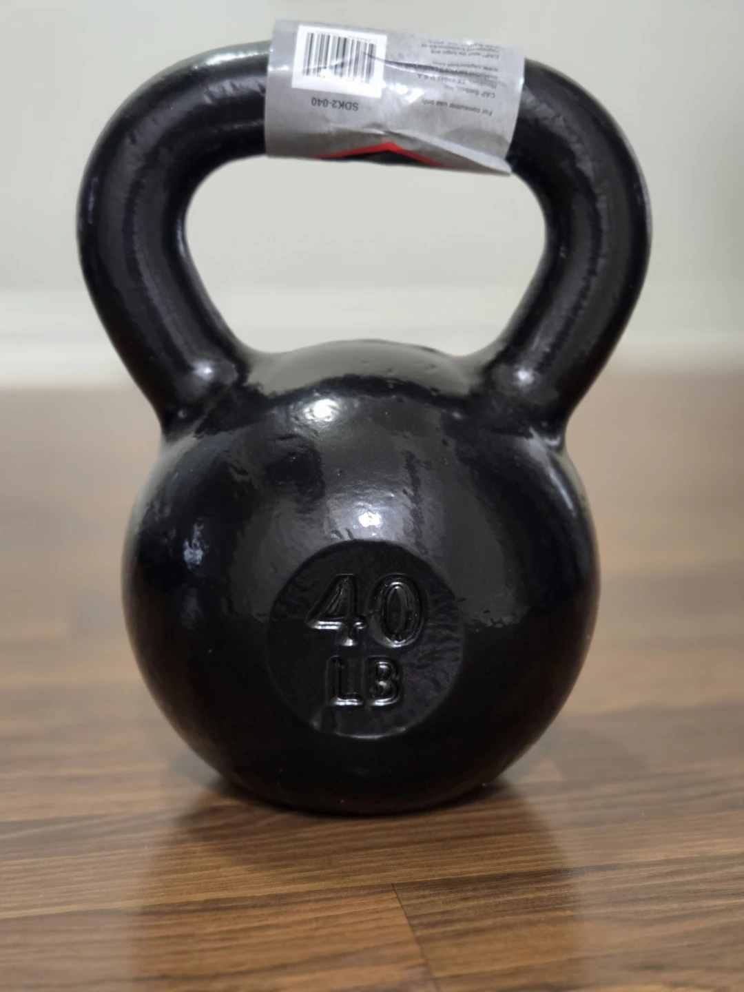 40lb Black Kettlebell, Sold Separately (Cast Iron) - New!