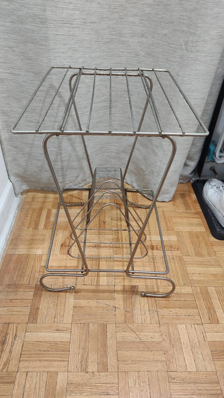 Vintage Mid-Century Vinyl Record Stand / Side Table - photo 3