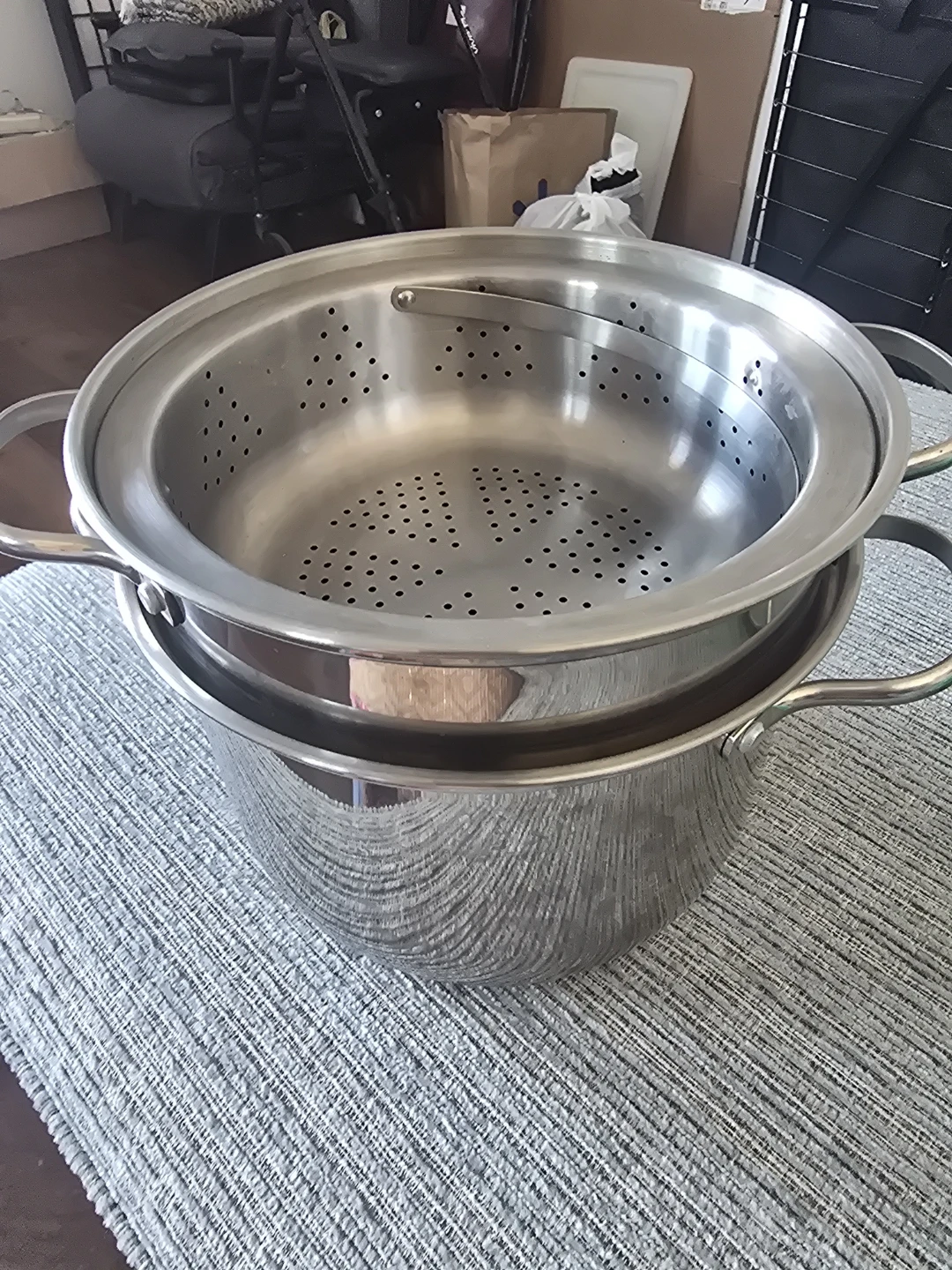 Stainless Steel Pasta Pot with Insert