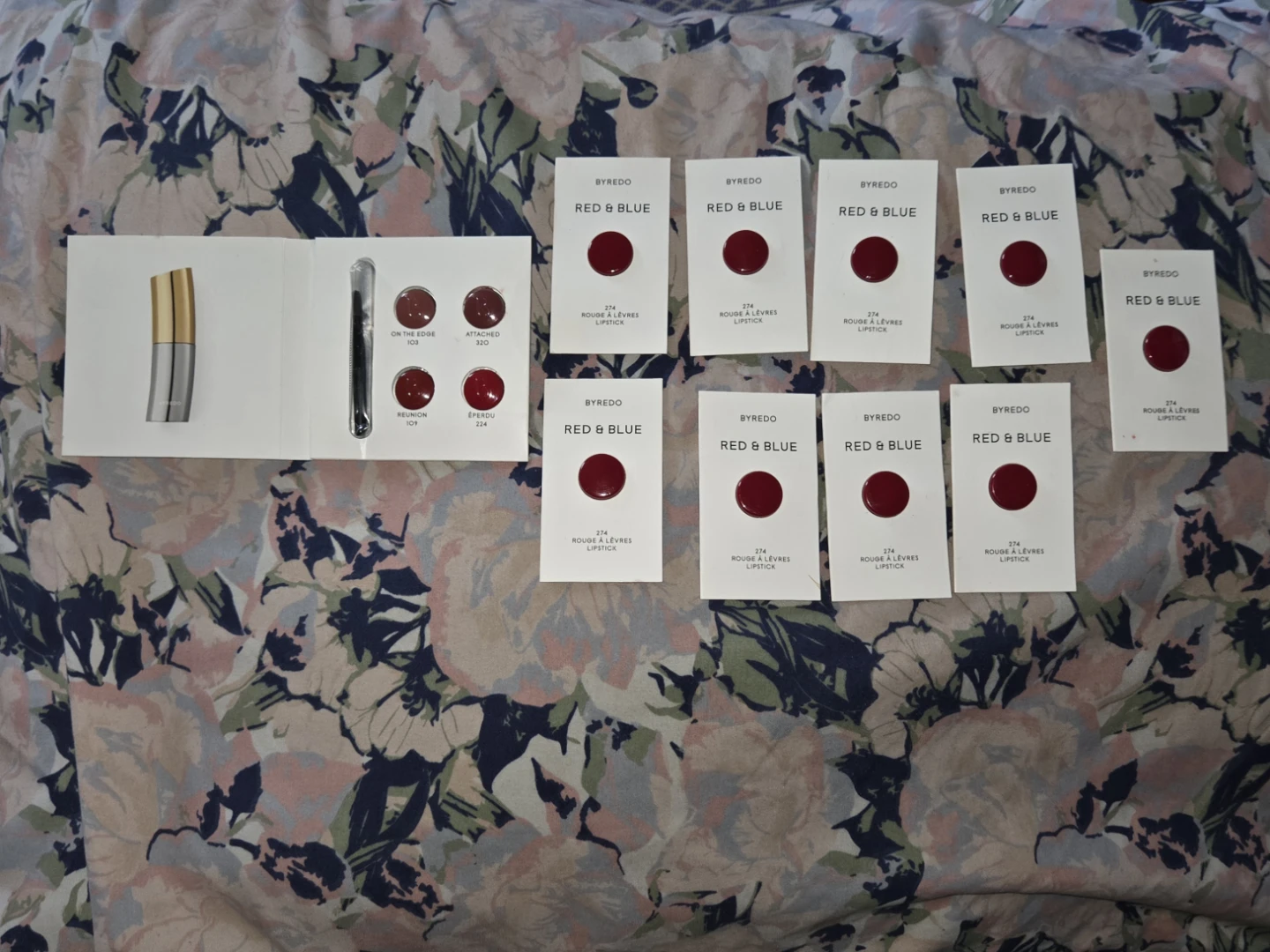 Byredo Lot Of 13 Lipshade Samples - photo 4