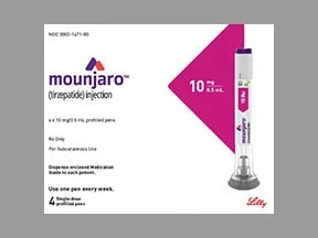 Mounjaro 10mg Tirzepatide Injection Pens 100 per injection solid