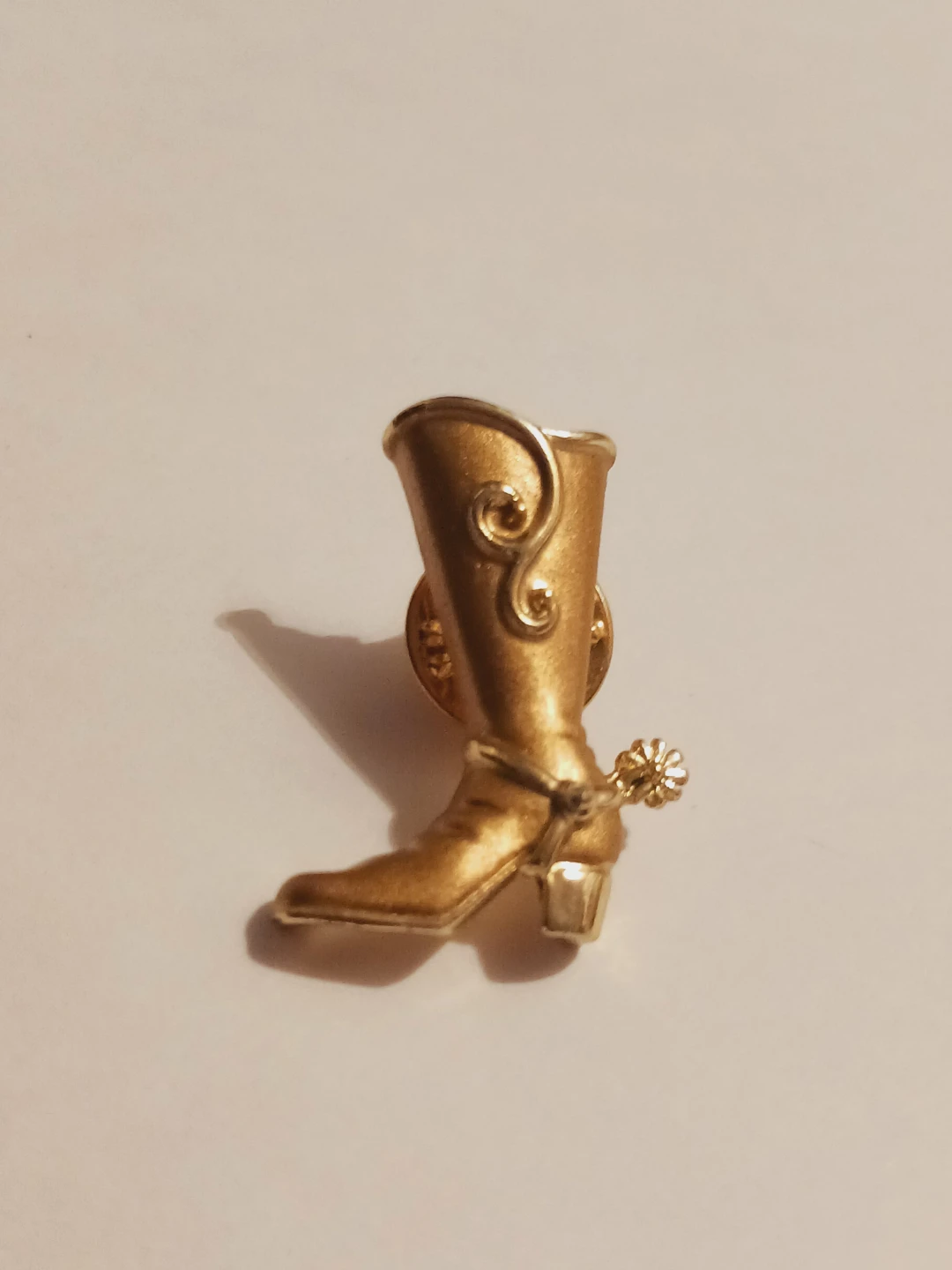 Cute Vintage Small Cowboy Boot Lapel Pin - photo 2