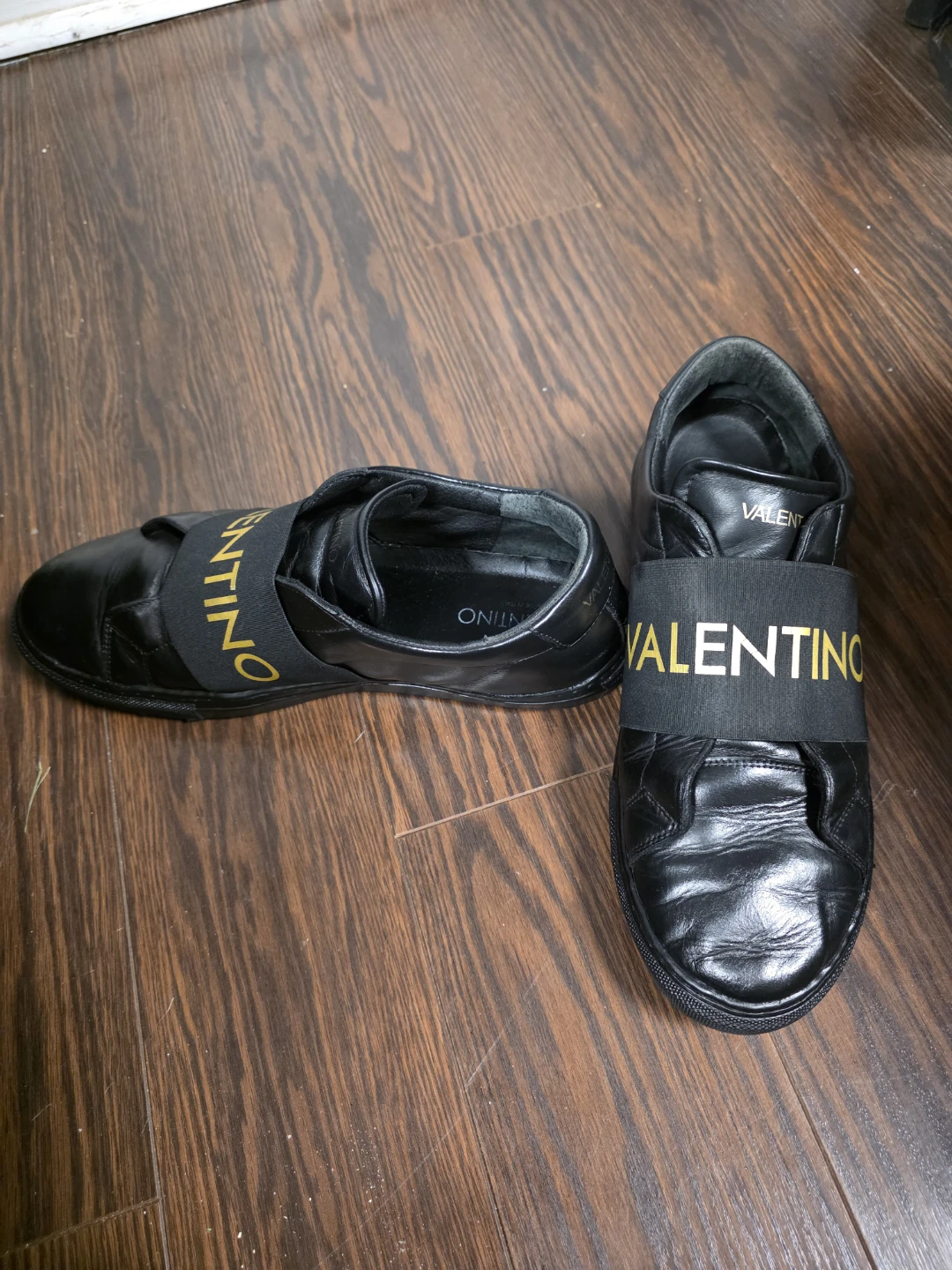 Valentino black leather sneakers - photo 2