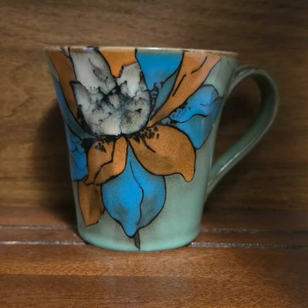Rare Nordic-style handmade coffee mug