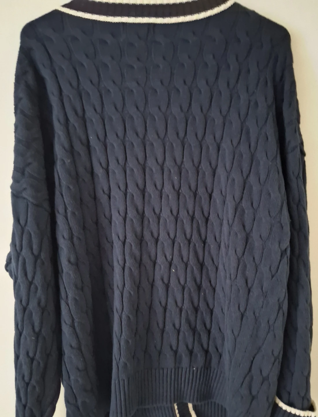 Old Navy Navy Blue Cable Knit Cardigan - photo 4