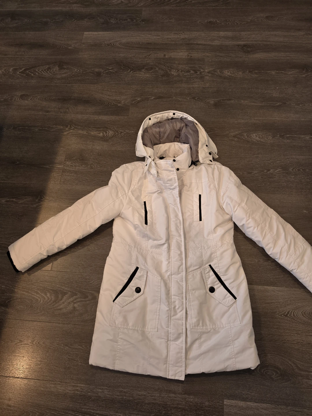 Point Zero White Winter Coat