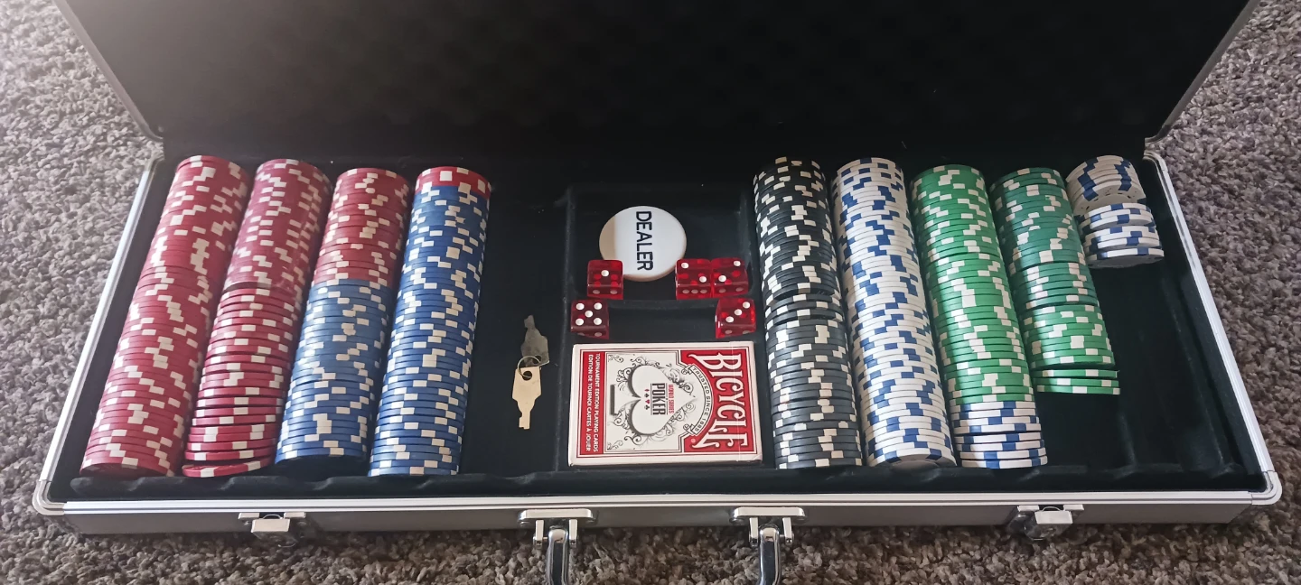 Poker Chip Set in Aluminum Case - photo 2