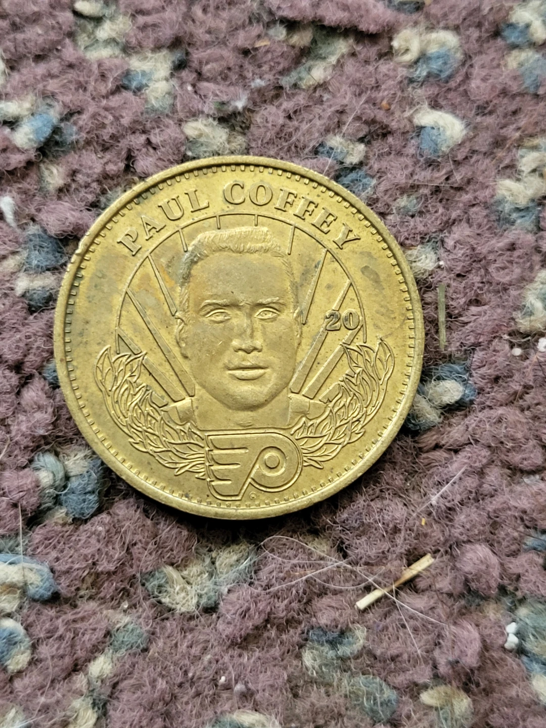 Paul Coffey Philadelphia Flyers Pinnacle Mint Coin
