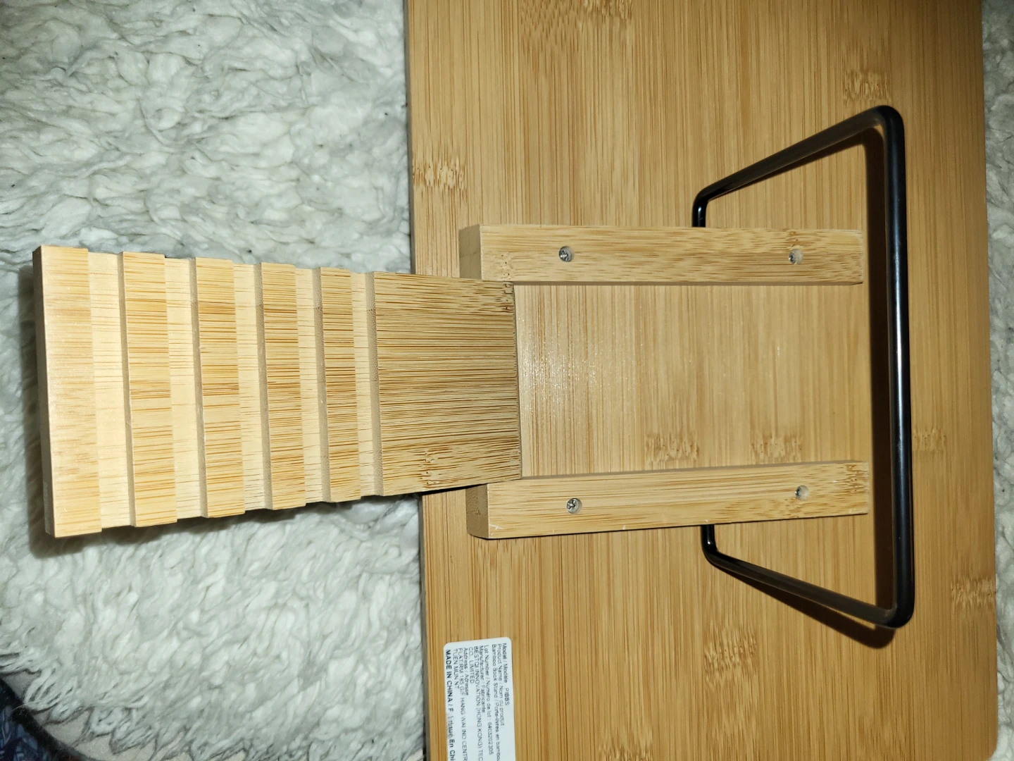 Bamboo Book Stand - photo 4