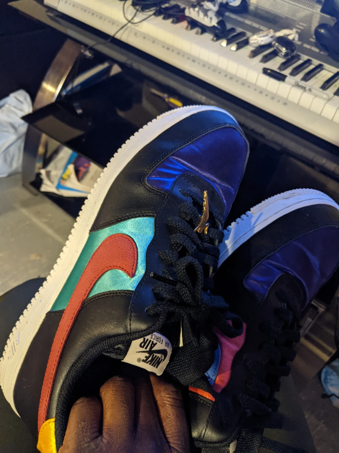 Nike Air Force 1 Multi-Colour Sneakers - photo 2