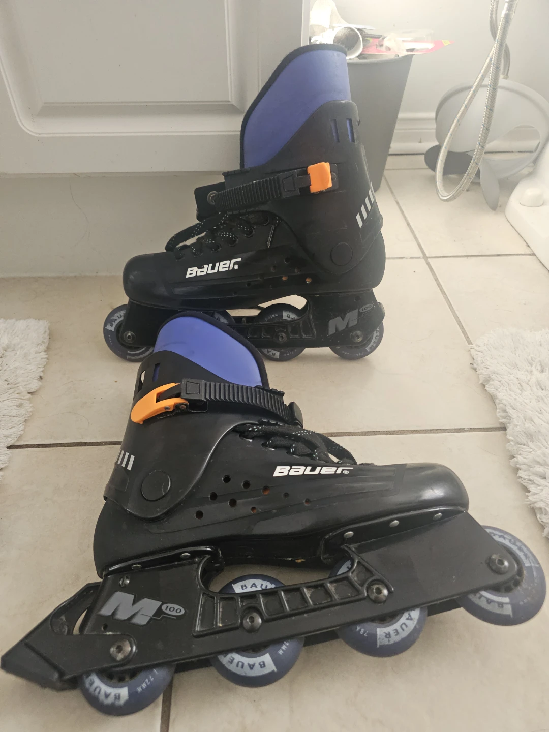 Mens Bauer inline skates (roller blades) size 9