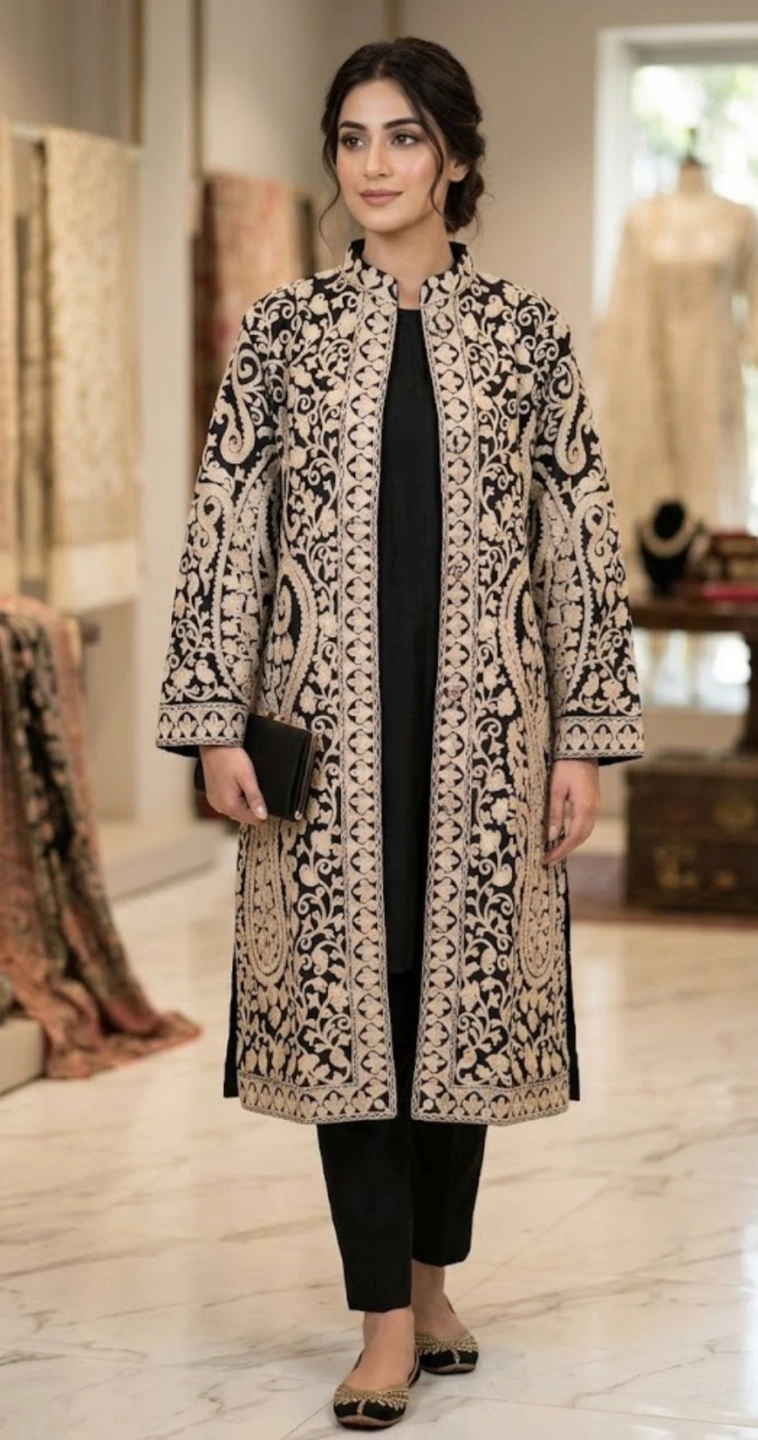 Beautiful embroided coat
