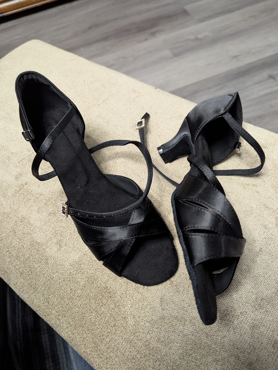 Women's Black Latin Dance Shoes