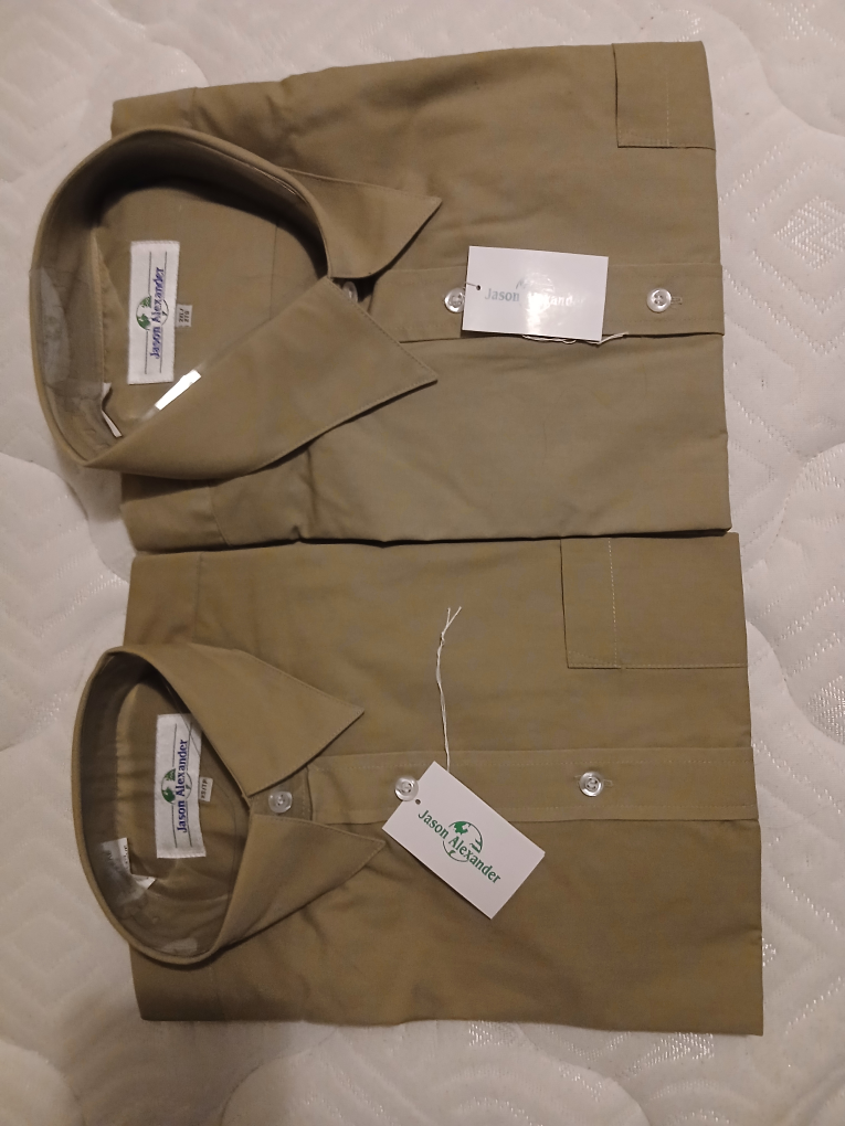Two Jason Alexander Khaki Shirts - photo 2