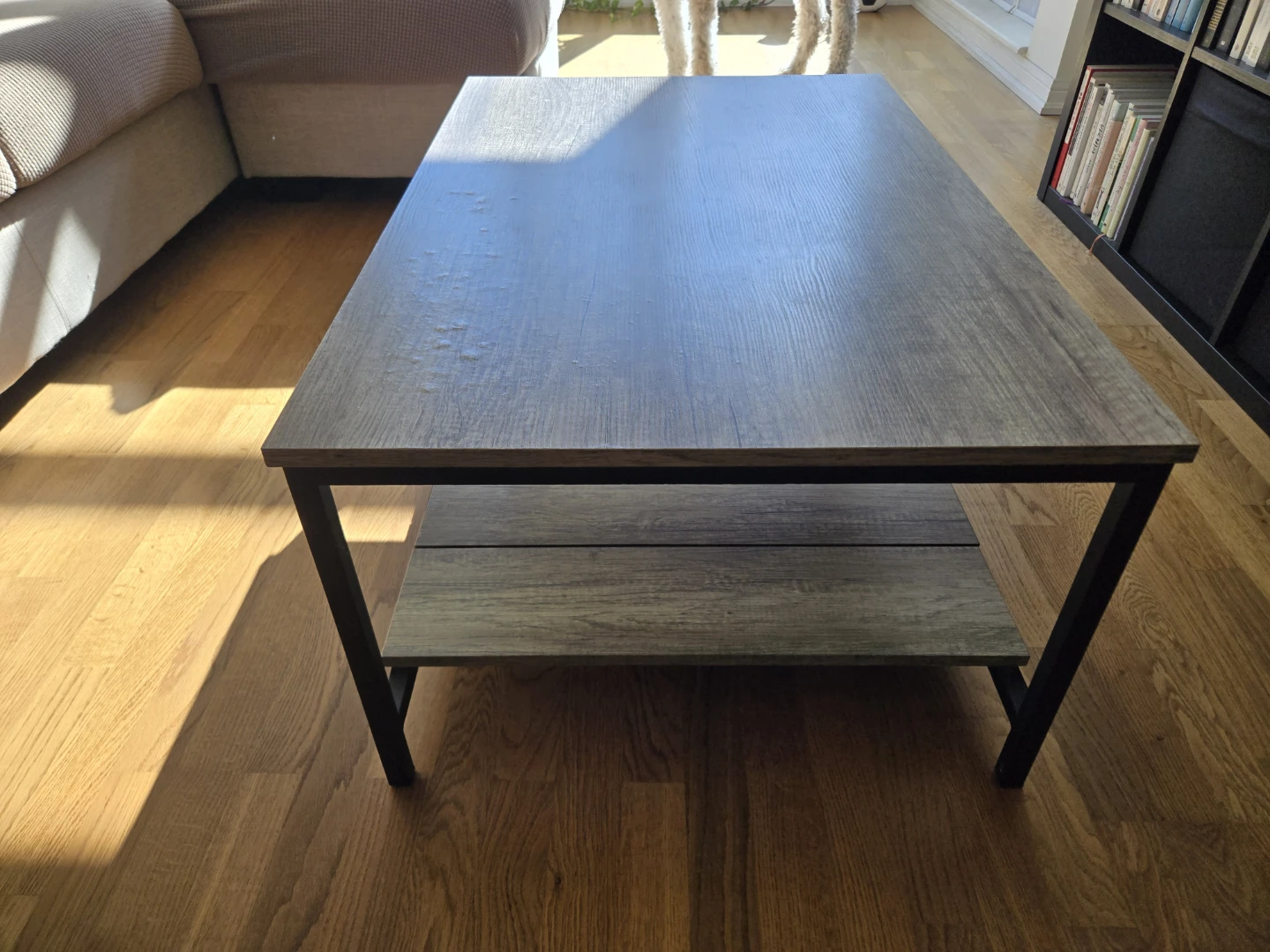 Industrial Coffee Table with Lower Shelf - photo 3
