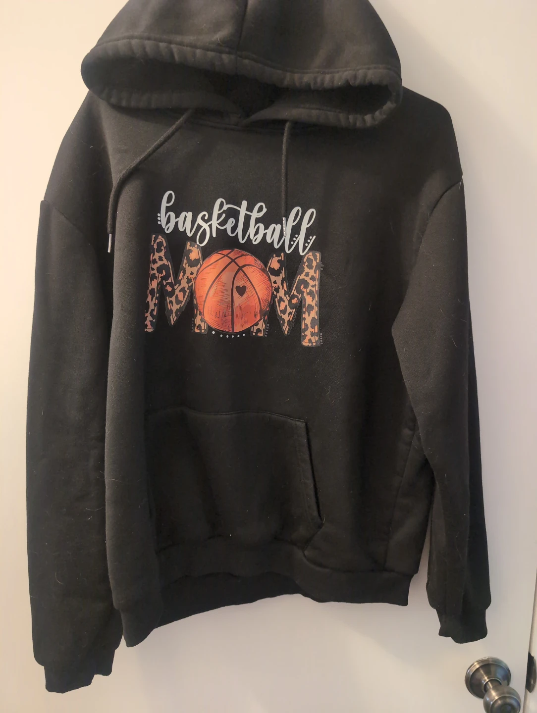Basketball Mom Black Hoodie