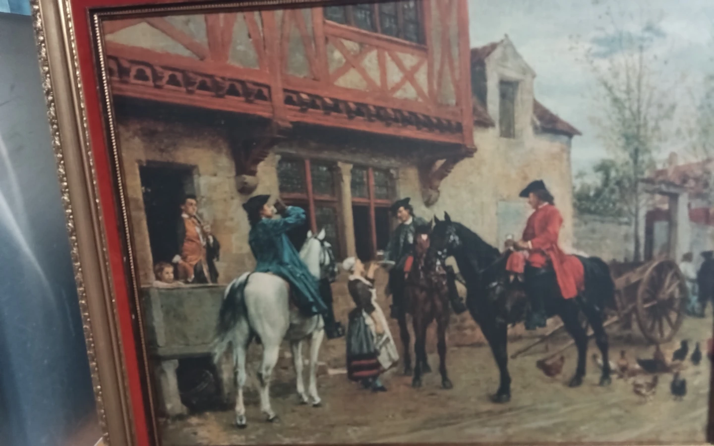 Halt at an Inn (After Jean-Louis-Ernest Meissonier) - photo 2