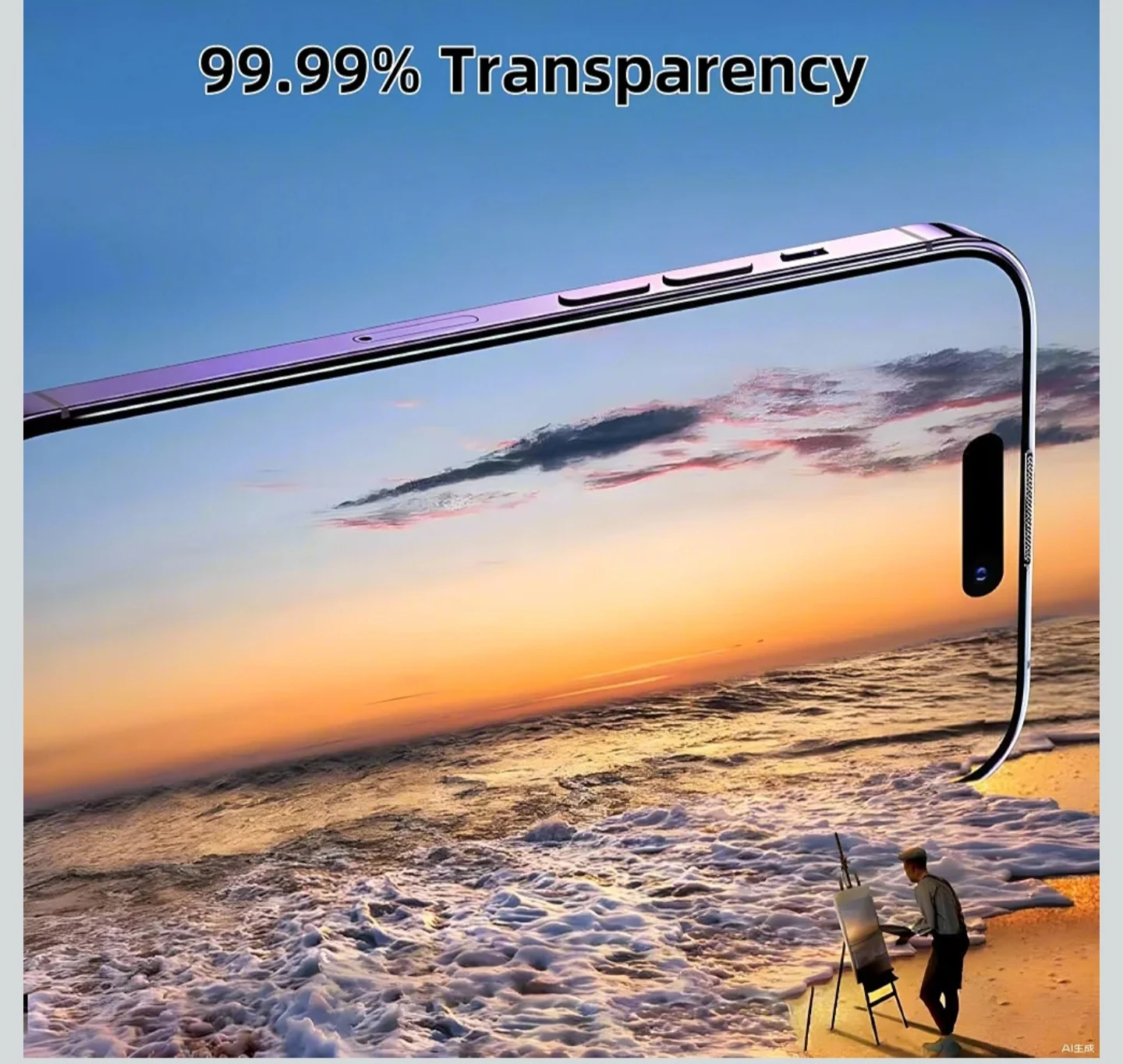 3 Pack for IPhone 16 Pro Max Tempered Screen - photo 2