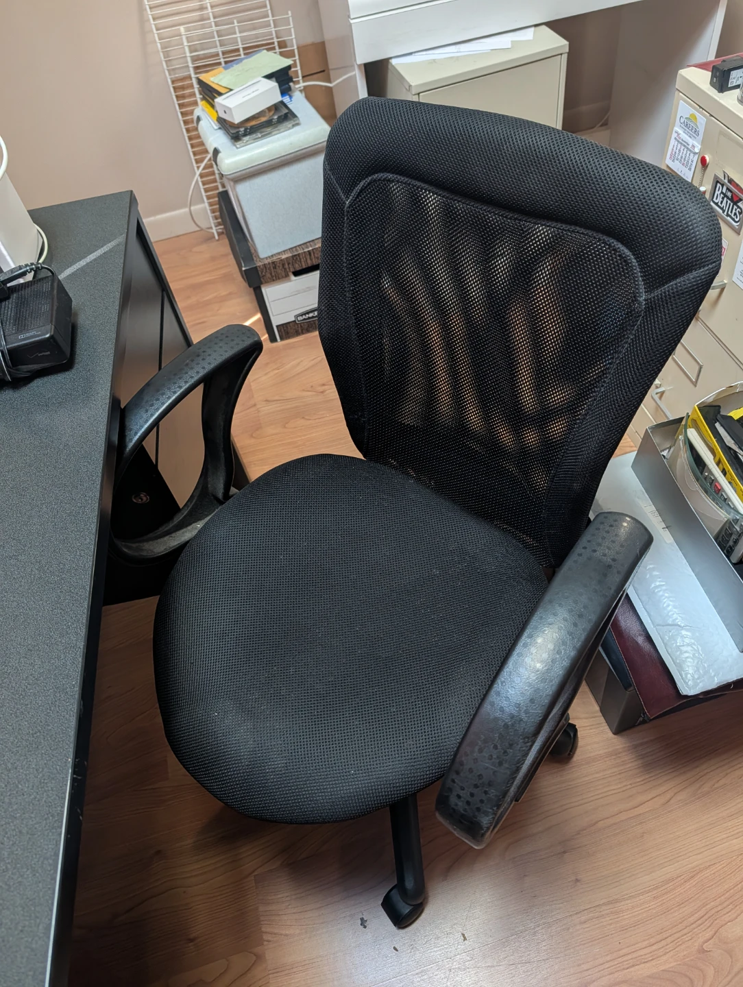 Black Mesh Office Chair/ desk - photo 4