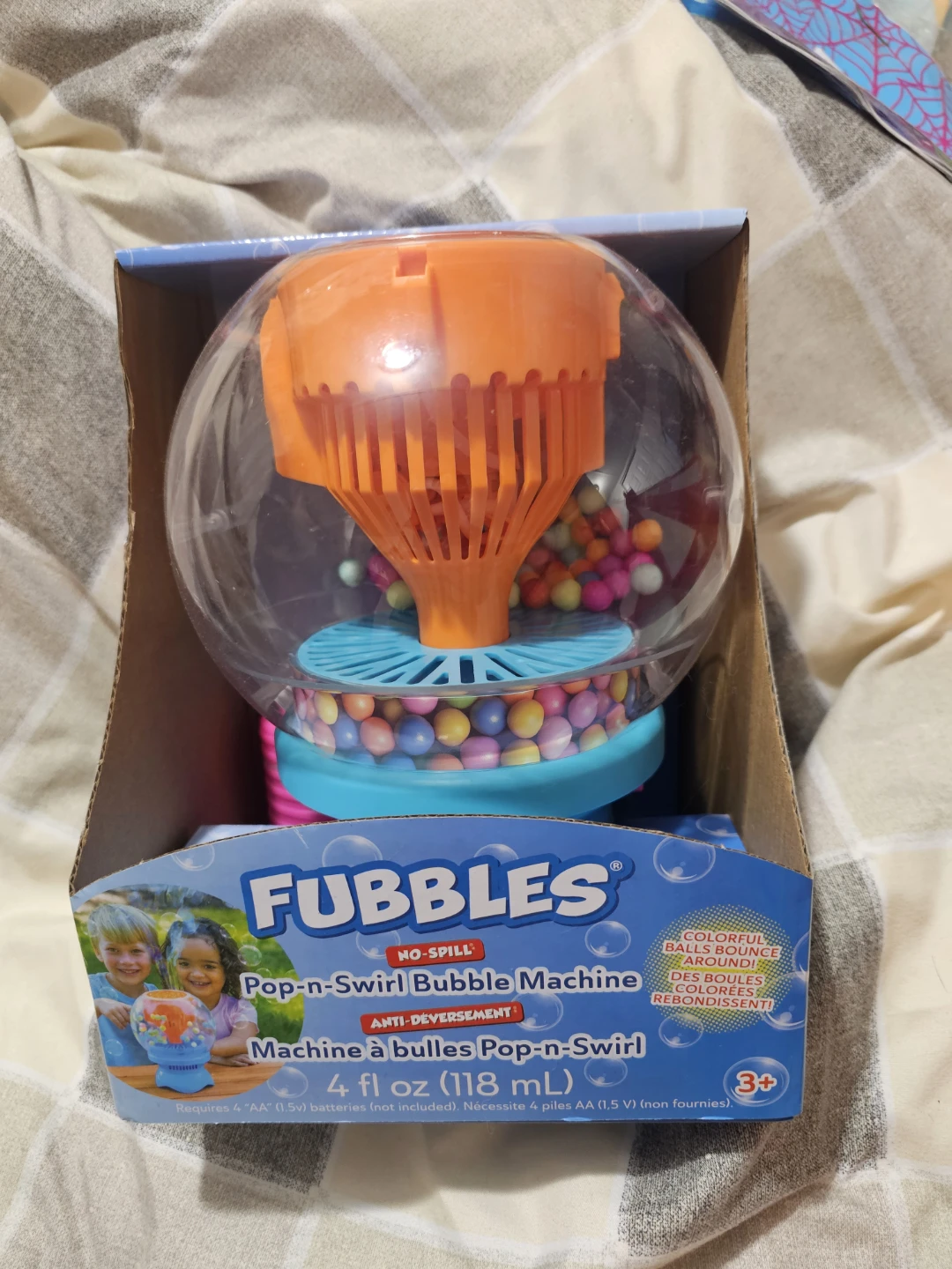 Fubbles Pop-n-Swirl Bubble Machine