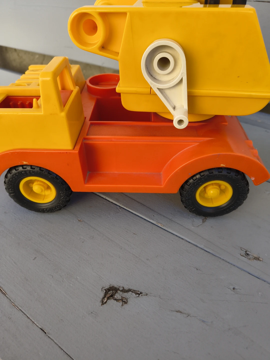 Vintage Fisher-Price Plastic Crane Truck - photo 5
