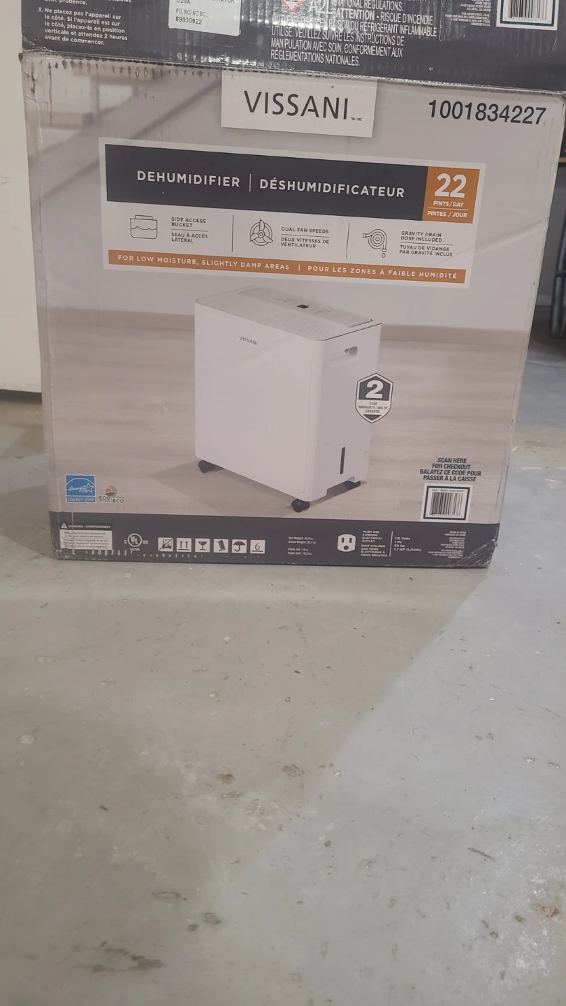Vissani Dehumidifier  (basement floods, restaurants, warehouses) - photo 3