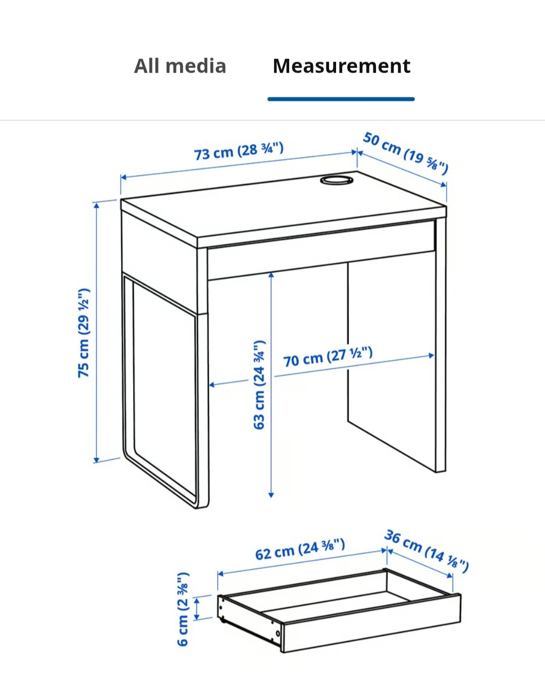 IKEA MICKE Desk - photo 3
