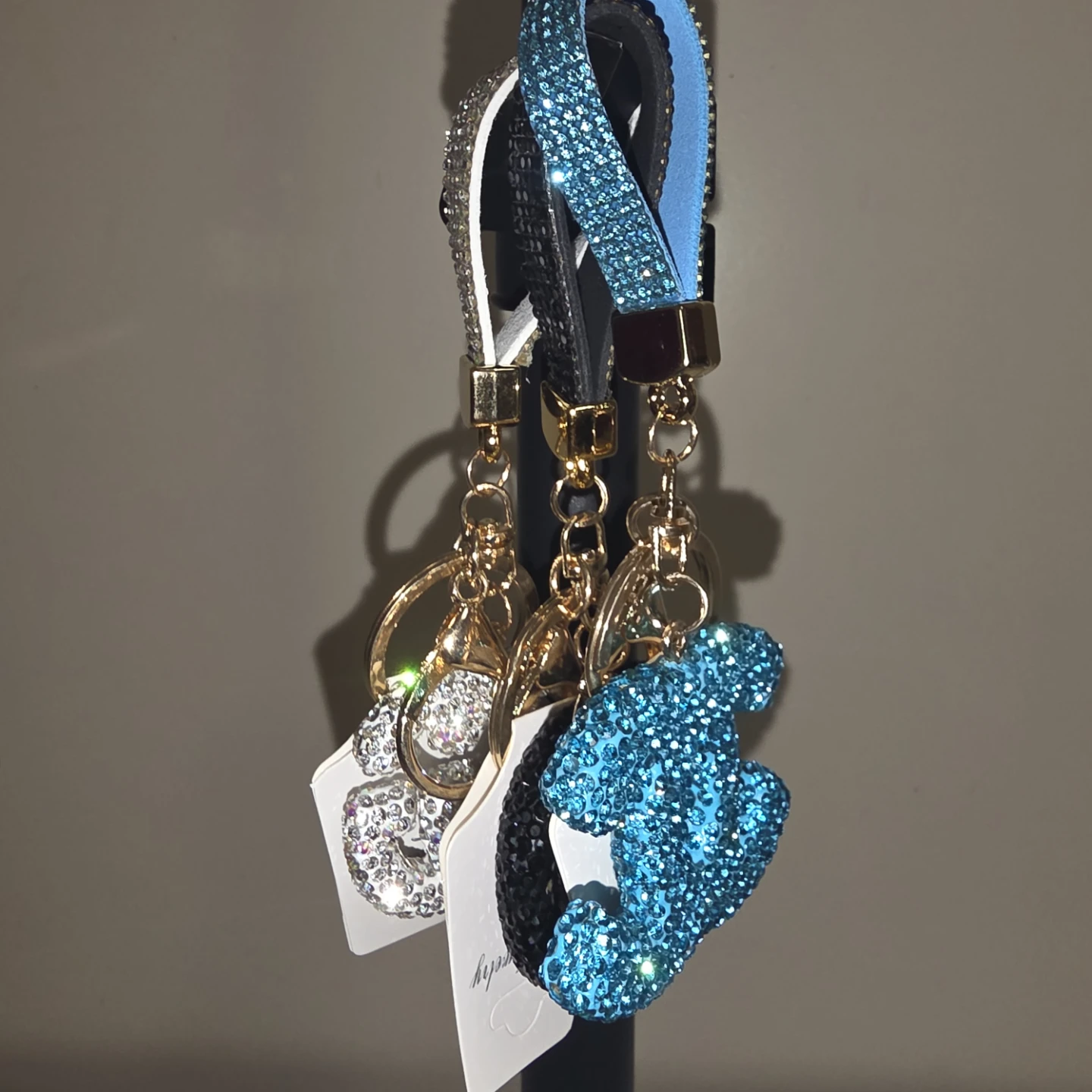 Rhinestone Logo Keychains - photo 5