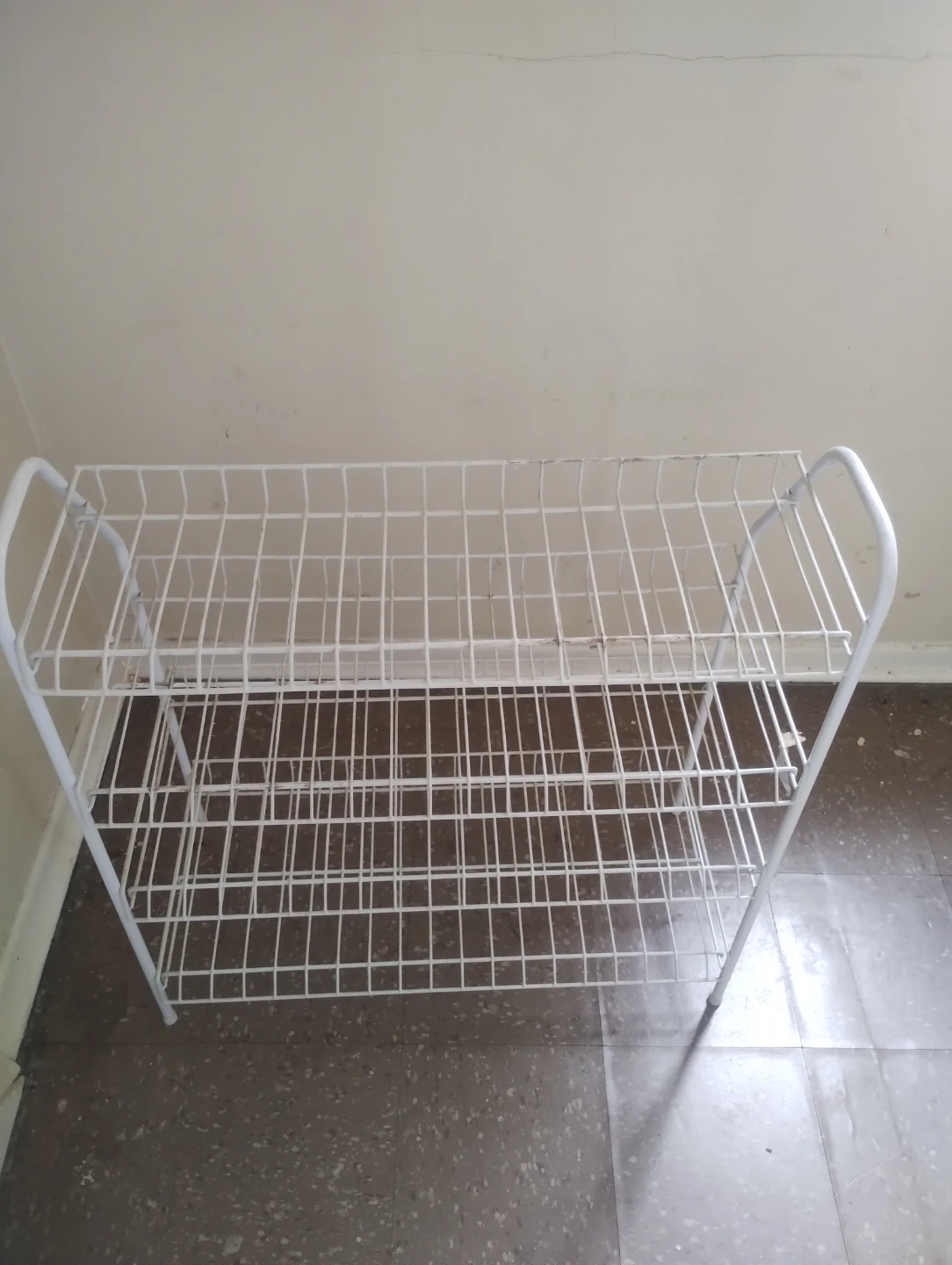 4-Tier White Metal Wire Shoe Rack / Storage Organizer - photo 2