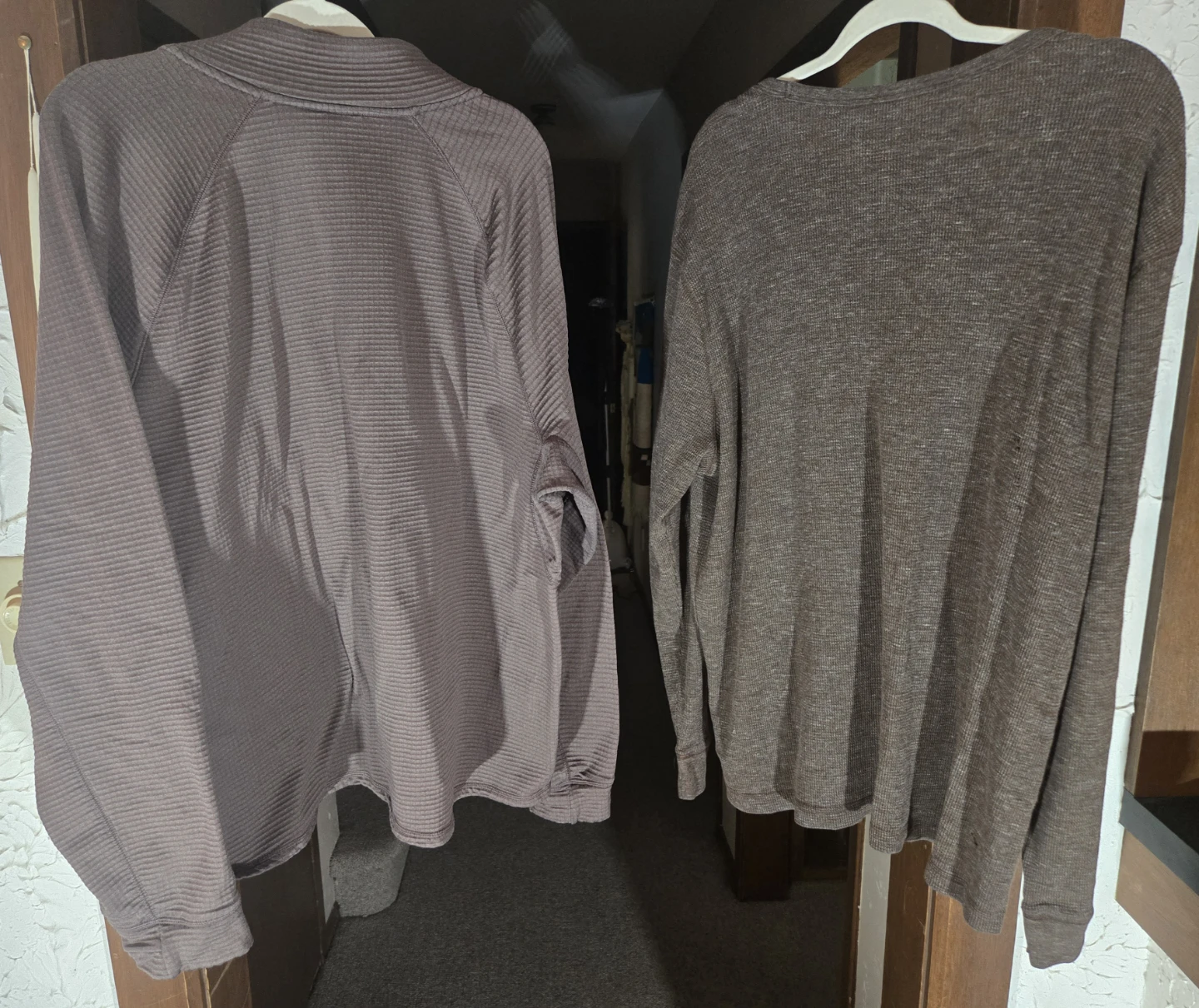 3XL Men's Old Navy 1/4 Zip and sweater. Both Plum coloured. - photo 2