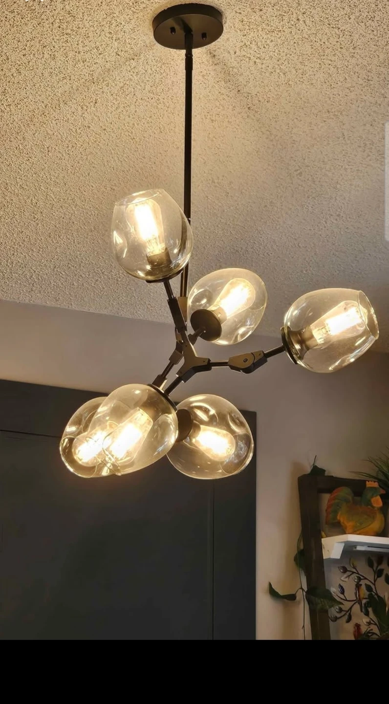 Modern 5-Light Branch Chandelier - photo 2