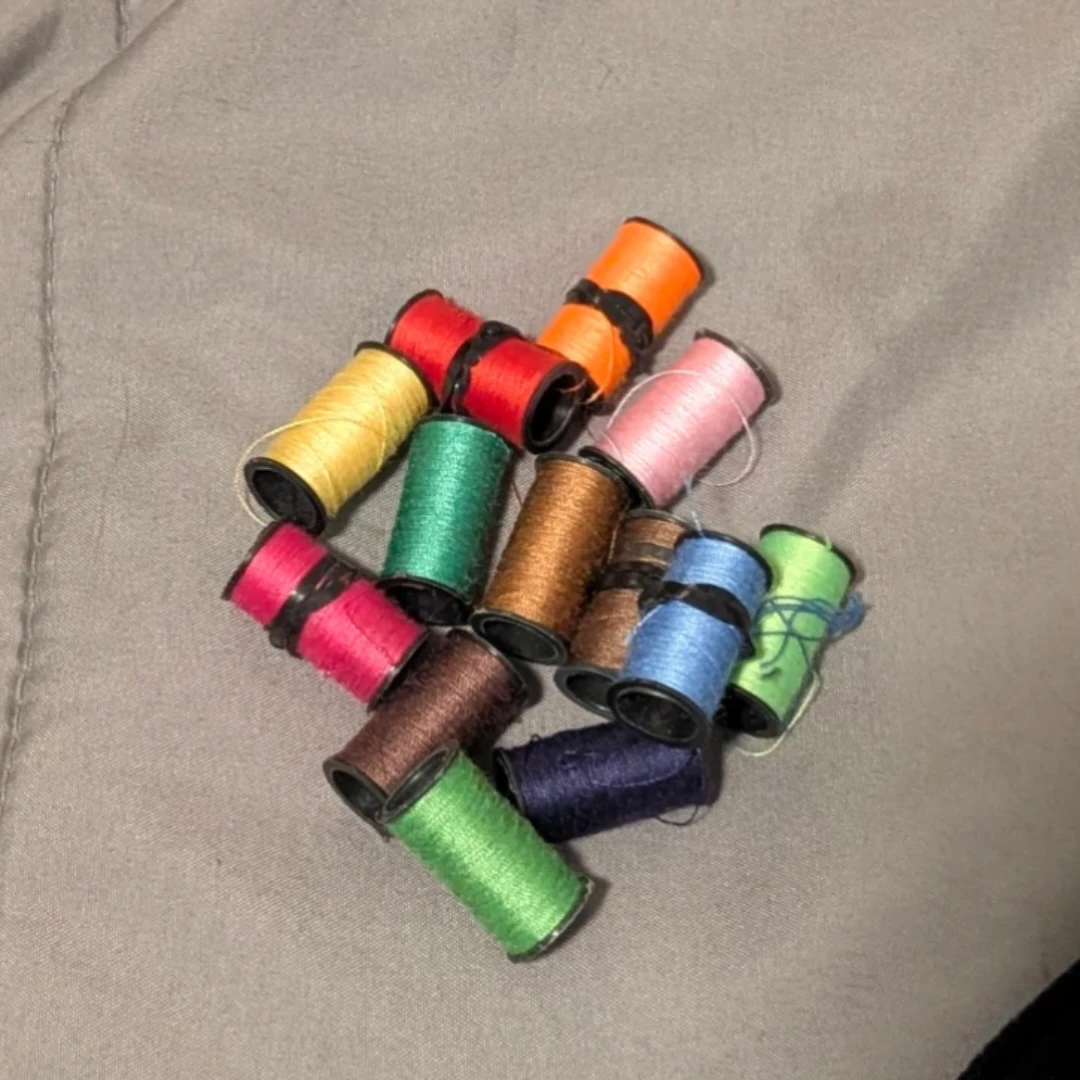 Assorted Sewing Thread Spools