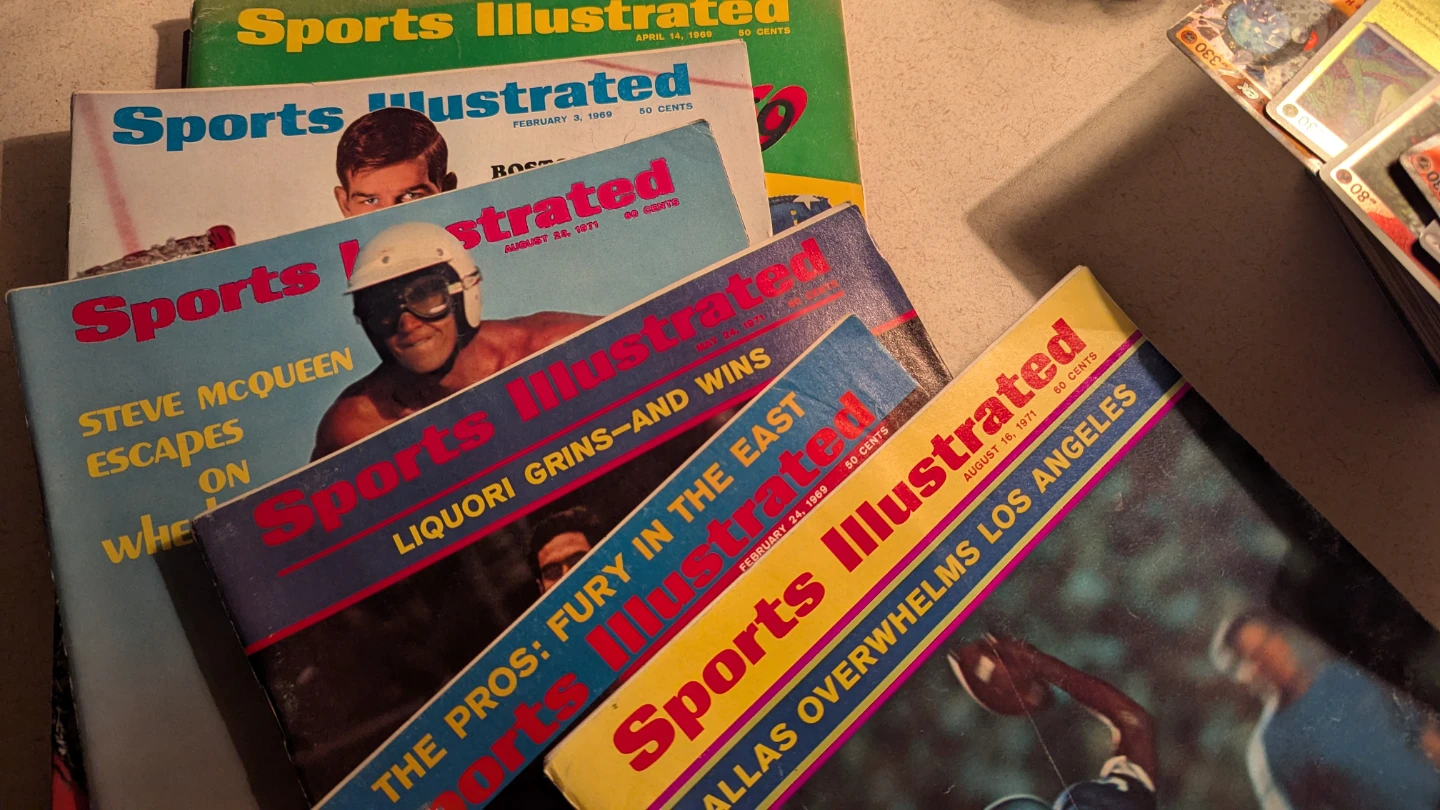 Vintage Coins, Pokemon, and Sports Illustrated Magazines Lot - photo 2