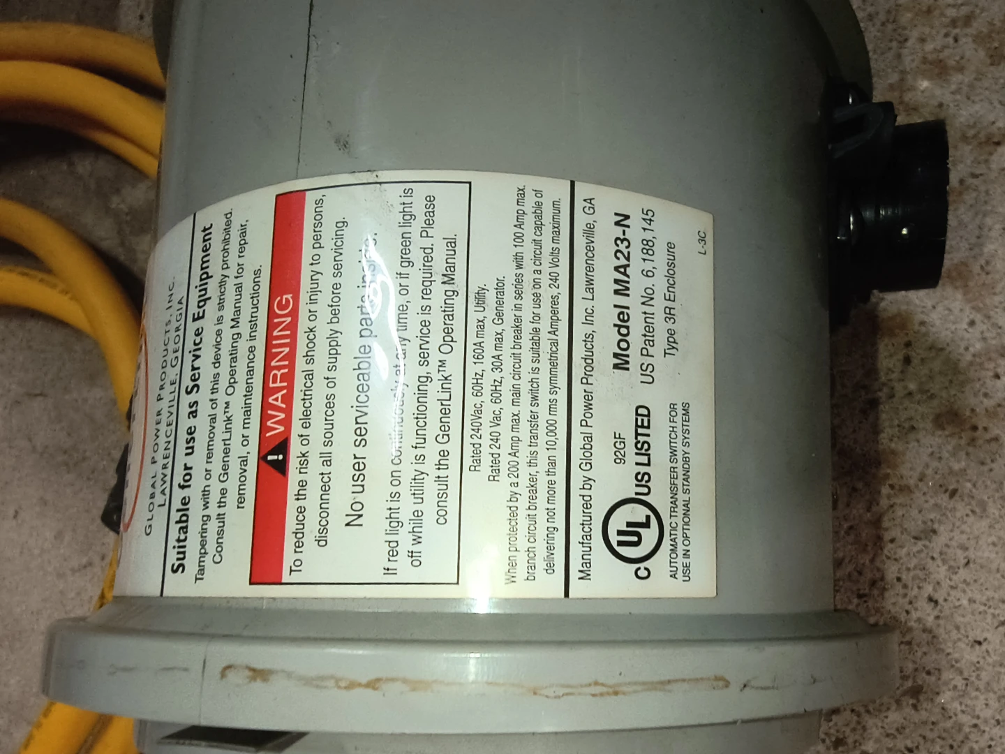 Power Fist Generator and GenerLink MA23-N