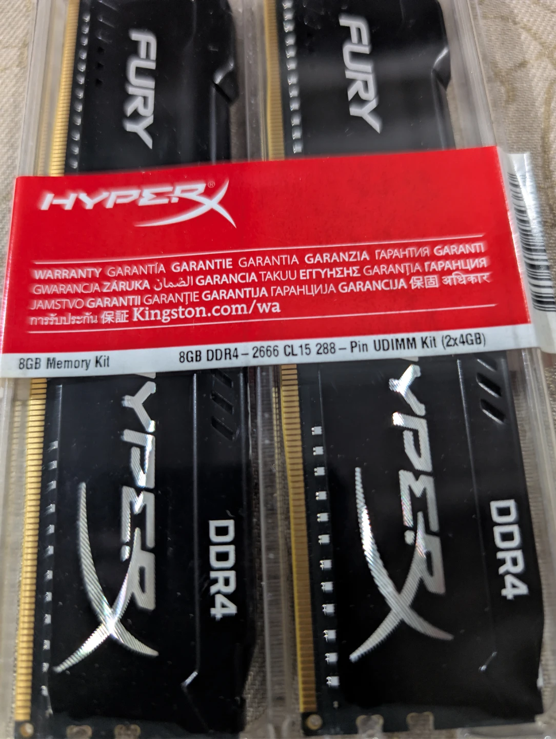 Kingston HyperX Fury 16GB (4x4GB) DDR4-2666 RAM Kit - photo 3