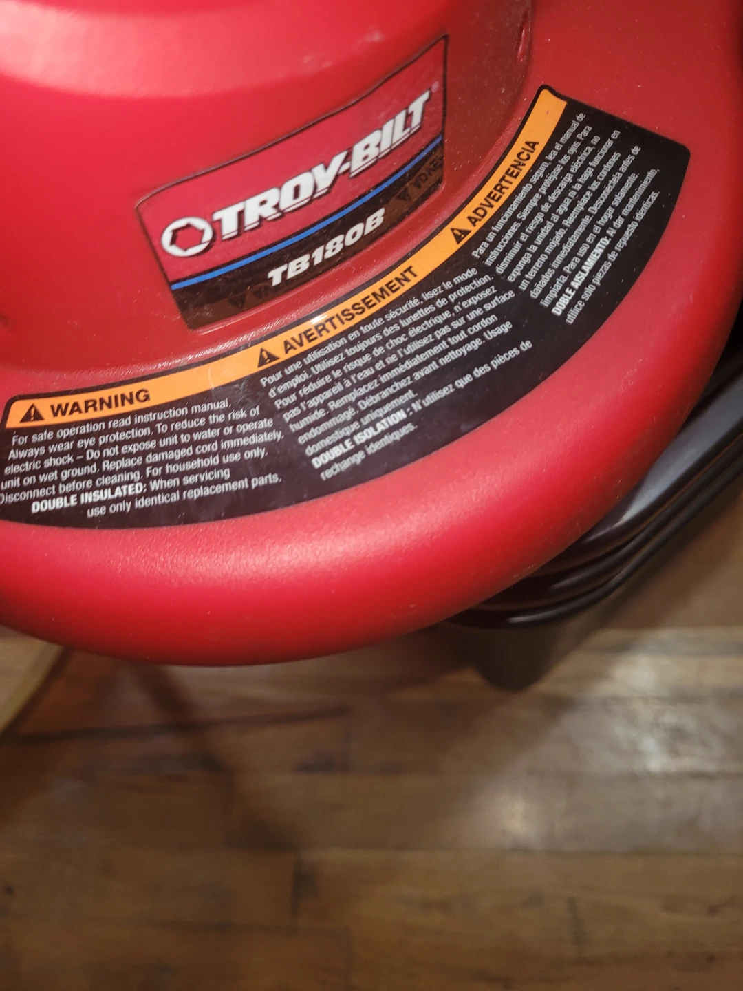 Troy-Bilt TB180B Leaf Blower