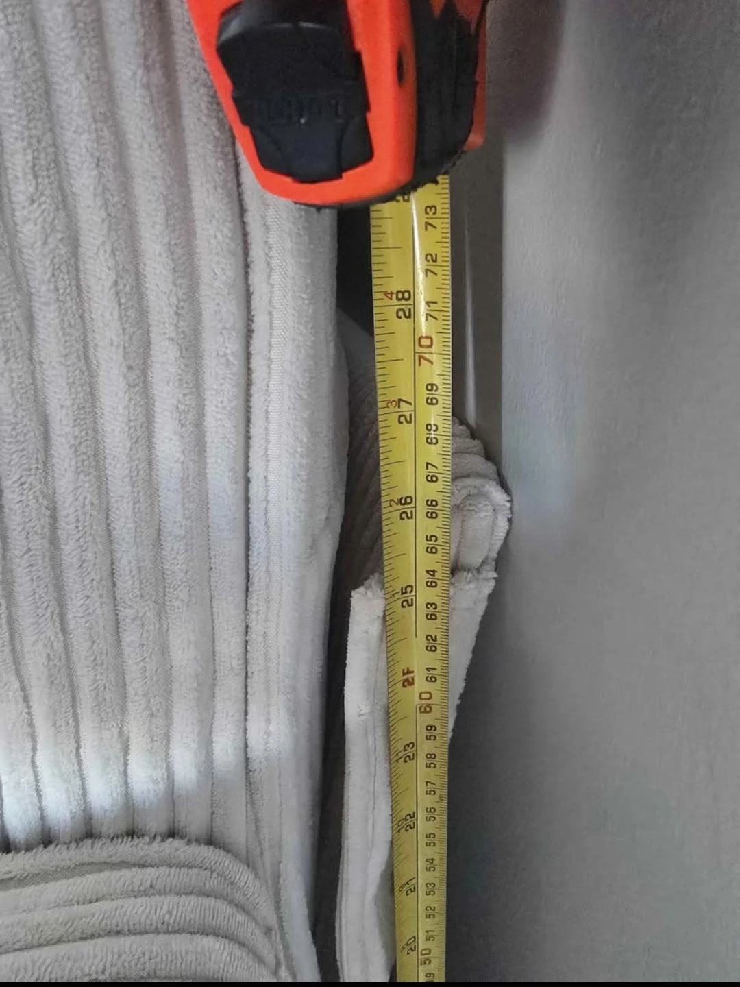 Cream Corduroy Couch (NEED GONE ASAP) - photo 4