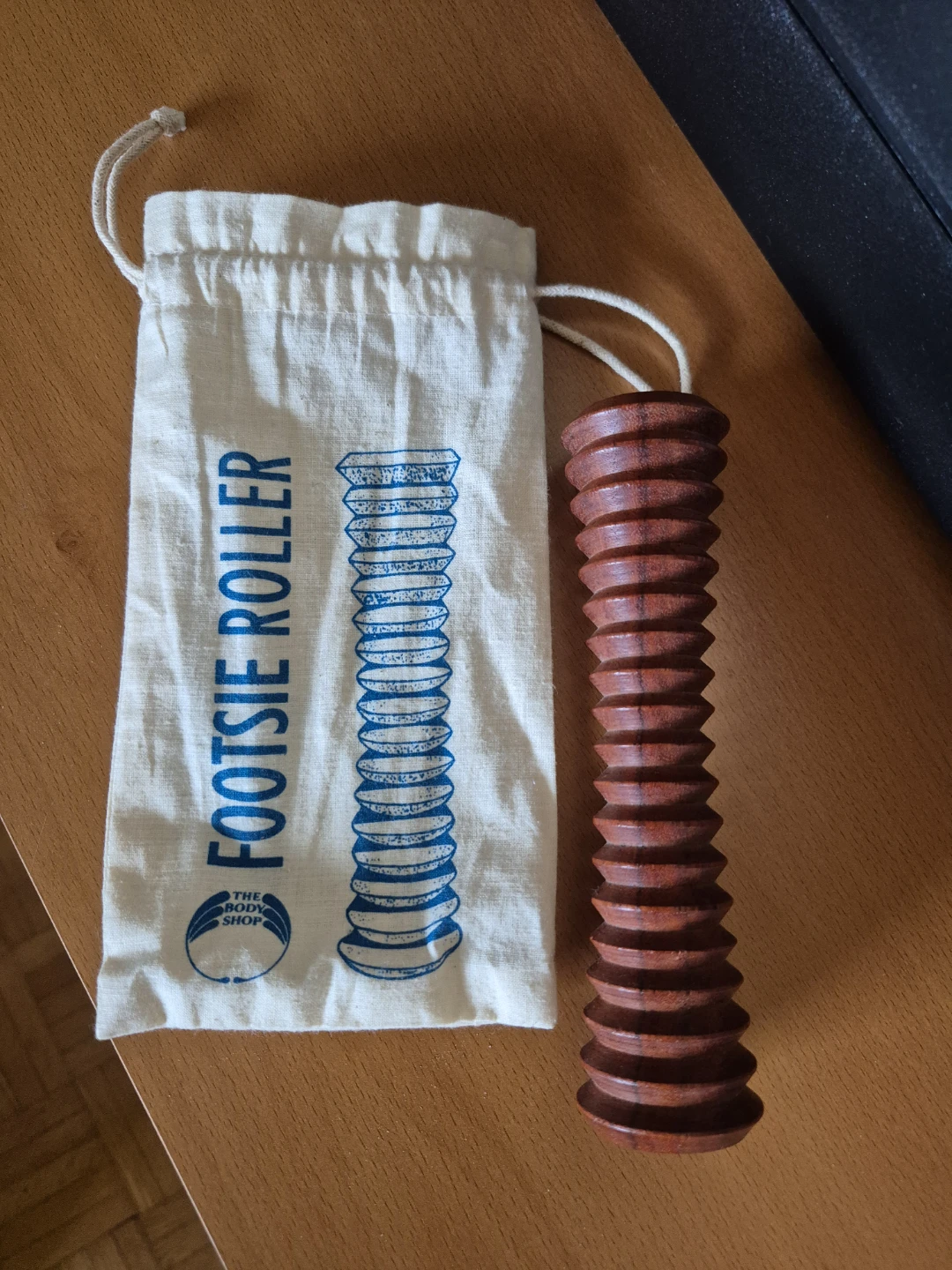 Foot Roller / Massager : Wood : NEW : Body Shop